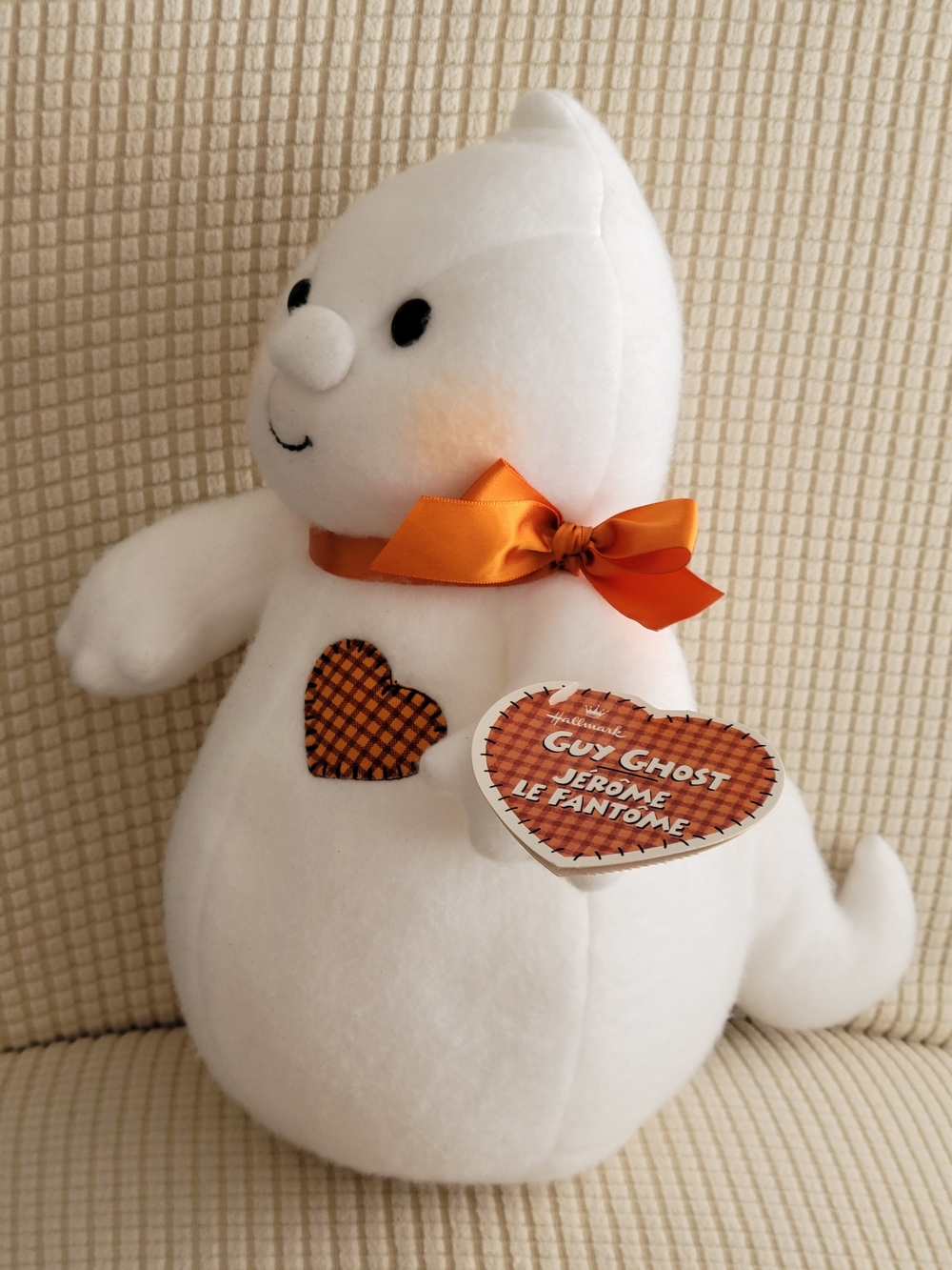 Vintage 2002 Hallmark Guy Ghost Halloween Plush MWT Mint